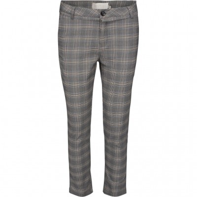Minus Carma Checked Pants- Chequered Grey / SALE Minus Carma Checked Pants- Chequered Grey / SALE